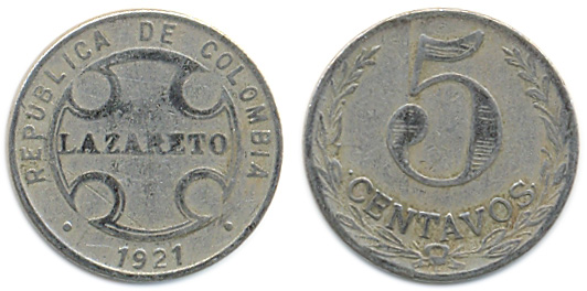 Монета для лепрозориев